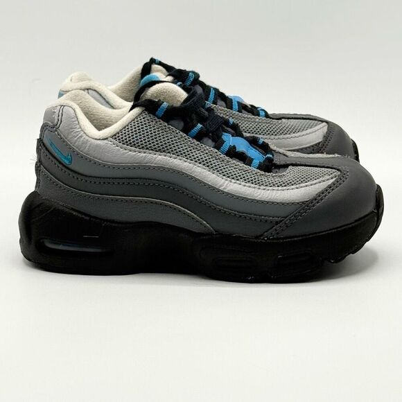 Nike Air Max 95 Recraft Blue and Gray - Kids US 10C / CJ3908-002 - Picture 1 of 11
